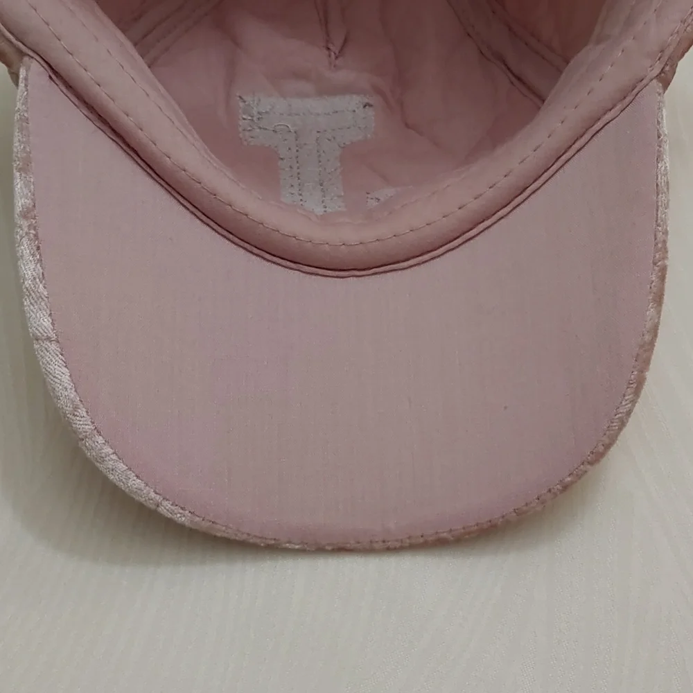 Justice Girls One Size Velour Quilted Velco Fit Cap